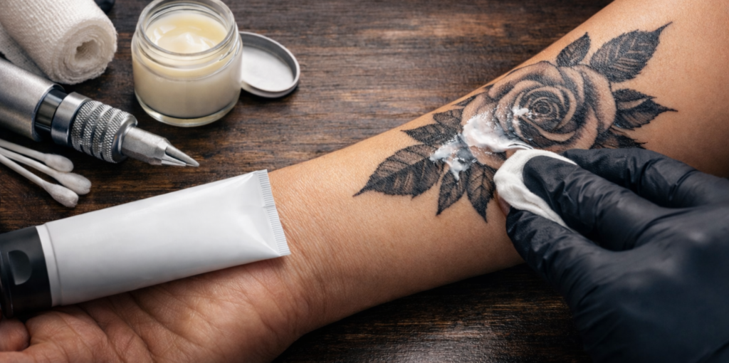 "Custom tattoo design process at Naksh Tattoos Hyderabad studio"